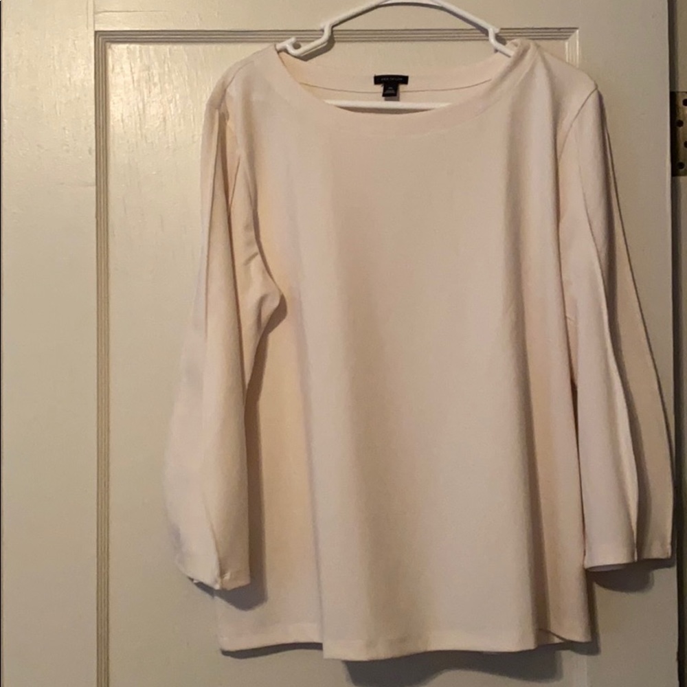 Ann Taylor XXL white blouse